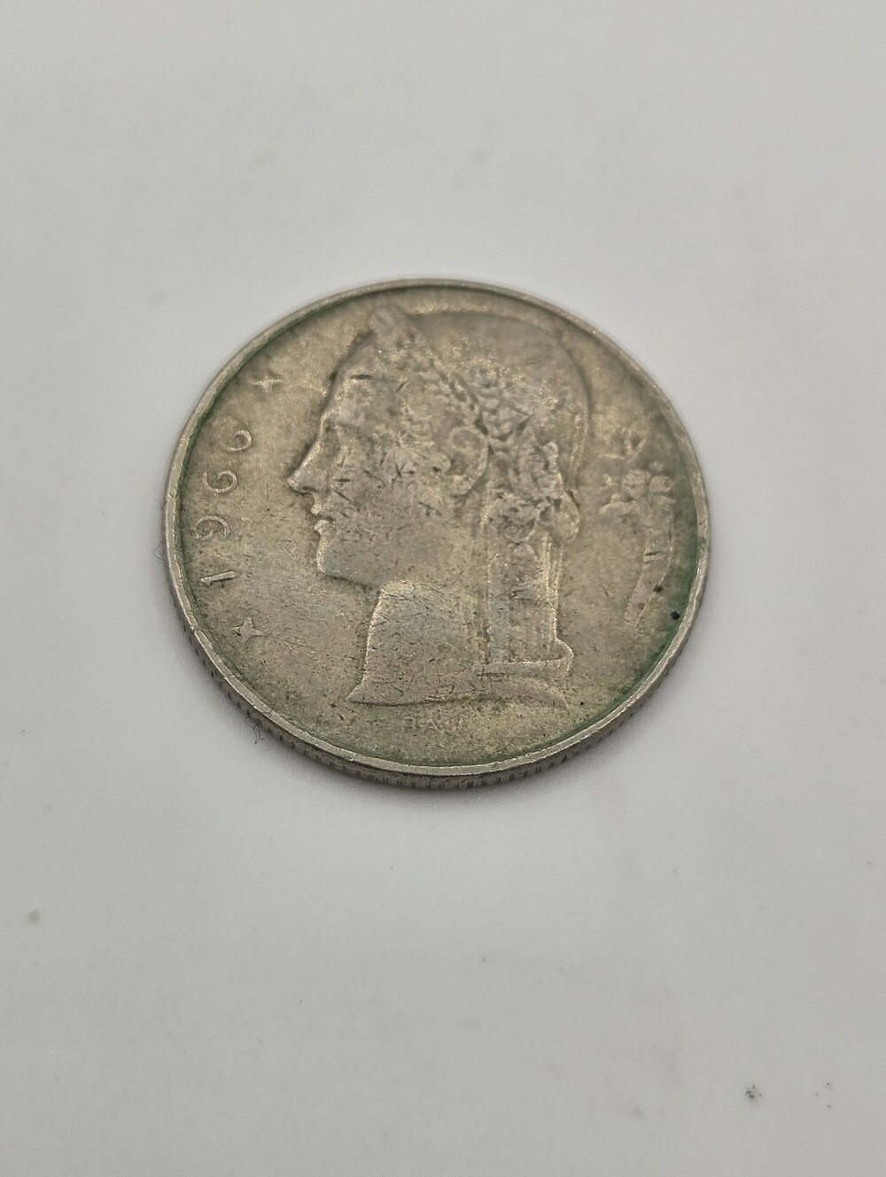 5 Franc (French Text) Coin 1966 Belgium (Belgique)